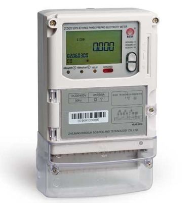 IEC62055 31 بطاقة وحدة المعالجة المركزية 3 مراحل عداد الدفع المسبق بأربعة أسلاك Ami قياس متقدم