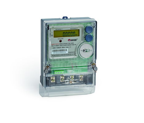 ASIC LCD SMT متعدد التعريفة الطاقة متر أحادي الطور 220 فولت مقياس استهلاك الطاقة