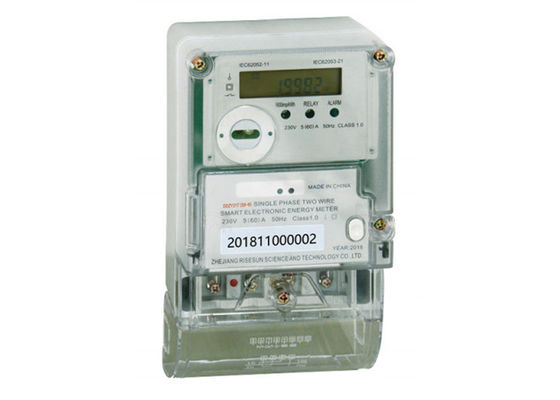 Iec 62052 11 مقياس طاقة Ami أحادي الطور مع وحدة قابلة للتبديل